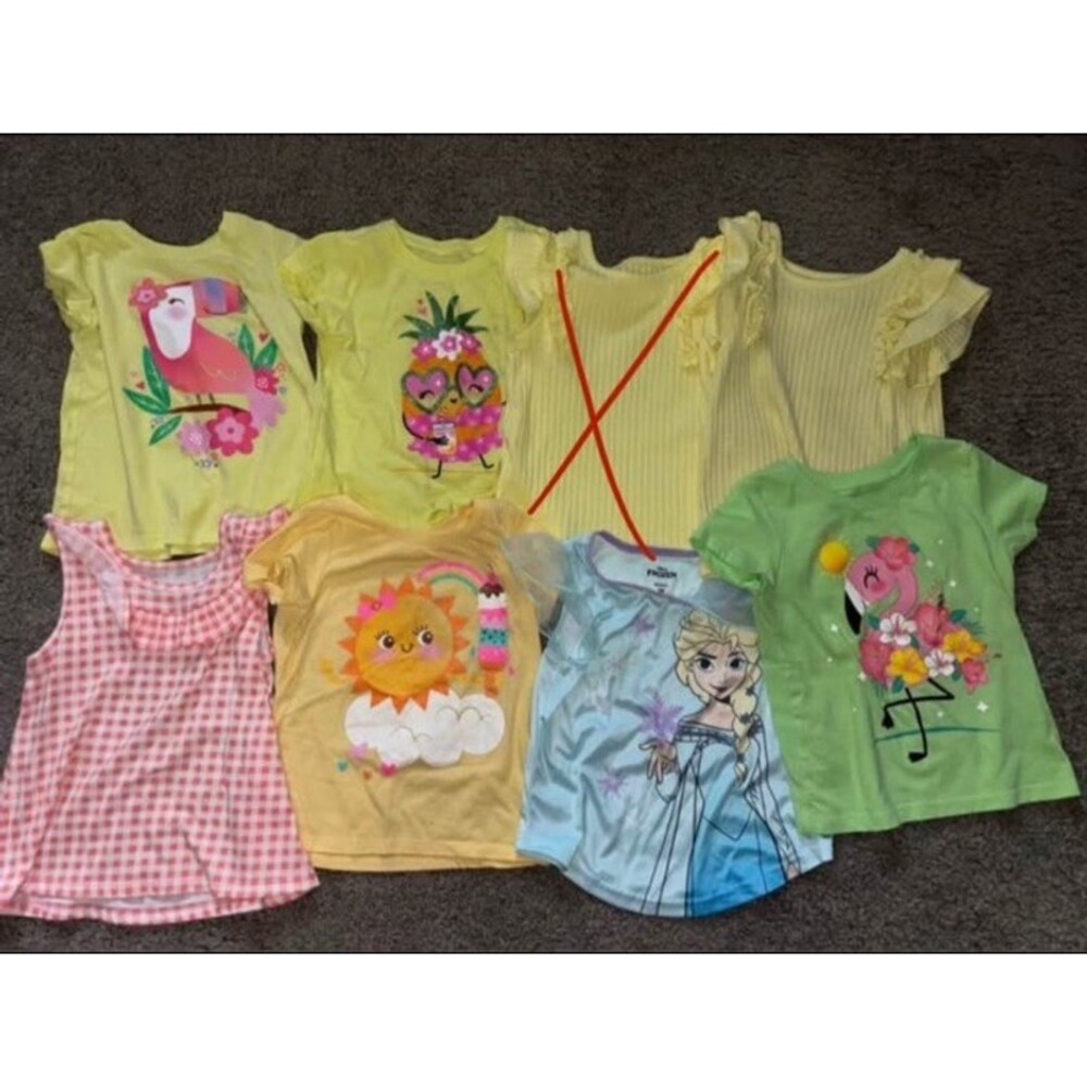 toddler girls shirts tops size 3t lot bundle